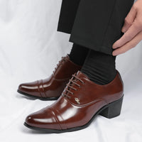 Trendy Men's Casual Black Brown Lace Up Oxford Cuban Shoes Gentleman Business Flats Dress Homecoming Footwear Zapatos Hombre - Buy online at  Vibe In Cart.