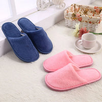 Men's Winter Slippers Warm Bedroom Plush Shoes Home Floor Soft Indoors Thin Velvet Solid Color Non Slip Half Drag Slipper - Buy online at  Vibe In Cart.
