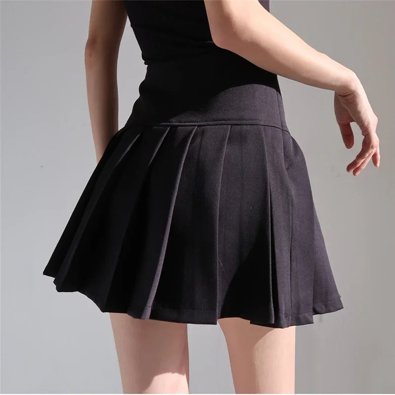 American School Y2k Style Summer Short Pleated Skirt For Women 2024 High Waist Sexy Hotsweet Mini Skirts Female - Buy online at  Vibe In Cart.
