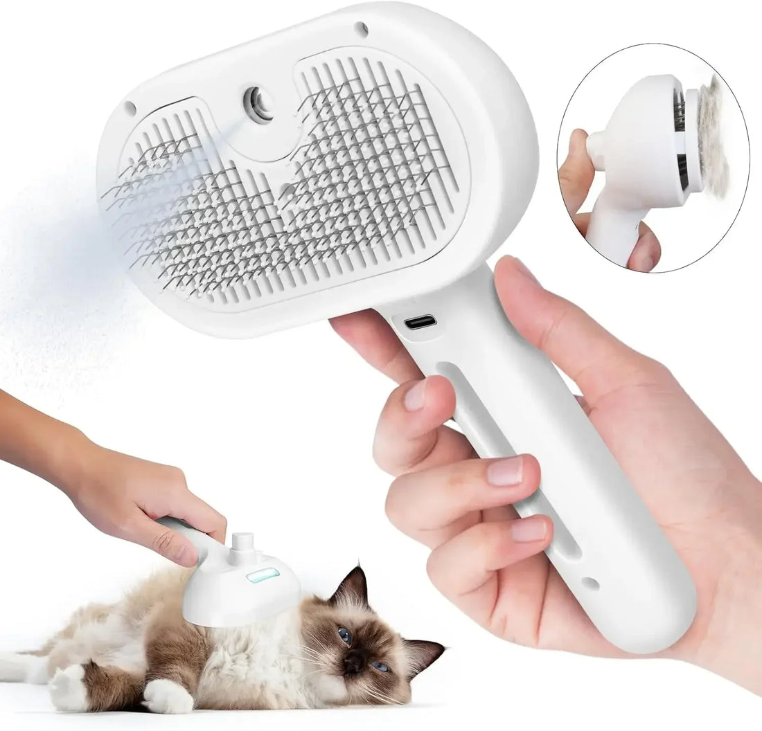 Pet Spray Hair Comb Pet Hair Remover Cleaning Brush Cats Grooming Dog Accessories Tools Dematting Water Mist Humidifier Comb - Buy online at  Vibe In Cart.