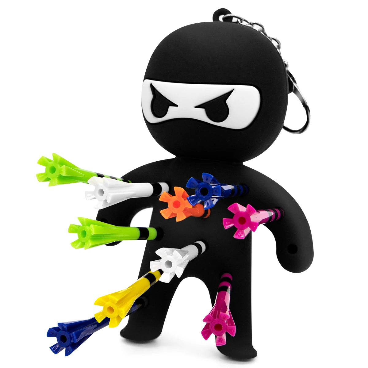 Cute Ninja Portable Golf Ball Tees Holder Keychain - Hote Sale Golf Accessory for Club Bag - Buy online at  Vibe In Cart.