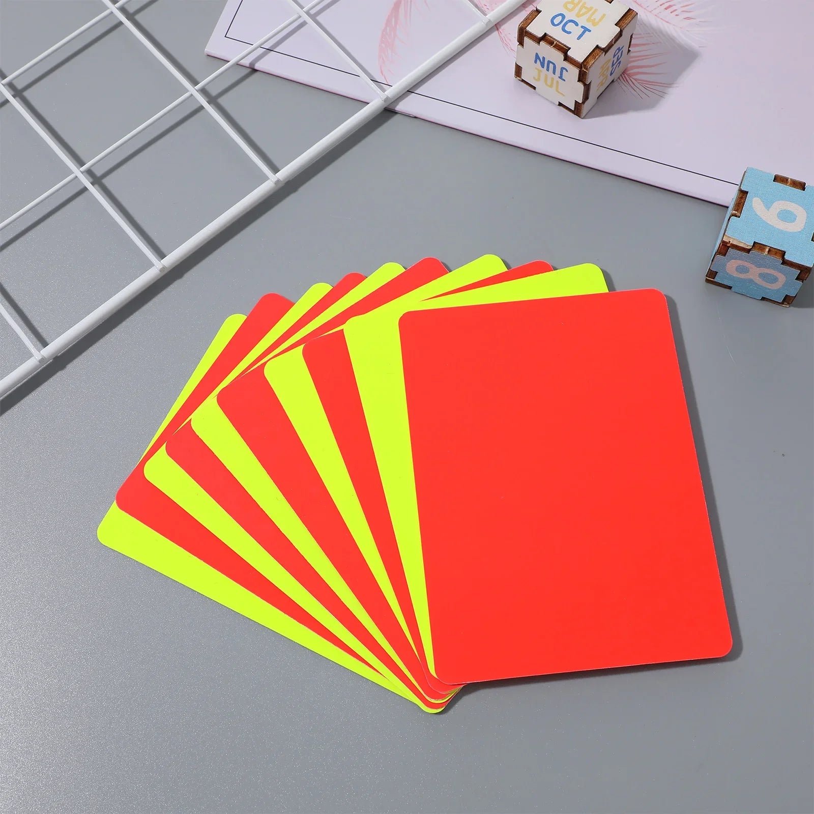 10pcs Referee Cards Set Red Yellow Judge Cards Football Soccer Standard Card Score Sheets Notebook Judge Cards Accessories - Buy online at  Vibe In Cart.