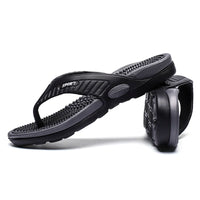 Massage Flip Flops for Men Summer Breathable Beach Shoes Sandals Men Luxury Flip Flops Breathable Plus Big Size Men Slippers 46 - Buy online at  Vibe In Cart.