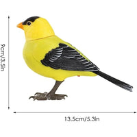 Simulated Electronic Singing Bird Toy with Motion and Sound Control