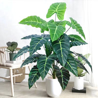 60-107cm Artificial Flowers Calla Lily Horseshoe Leaf Turtle Leaf Bobcat Leaf Fake Plant Ornamental Holiday Home Decoration - Buy online at  Vibe In Cart.