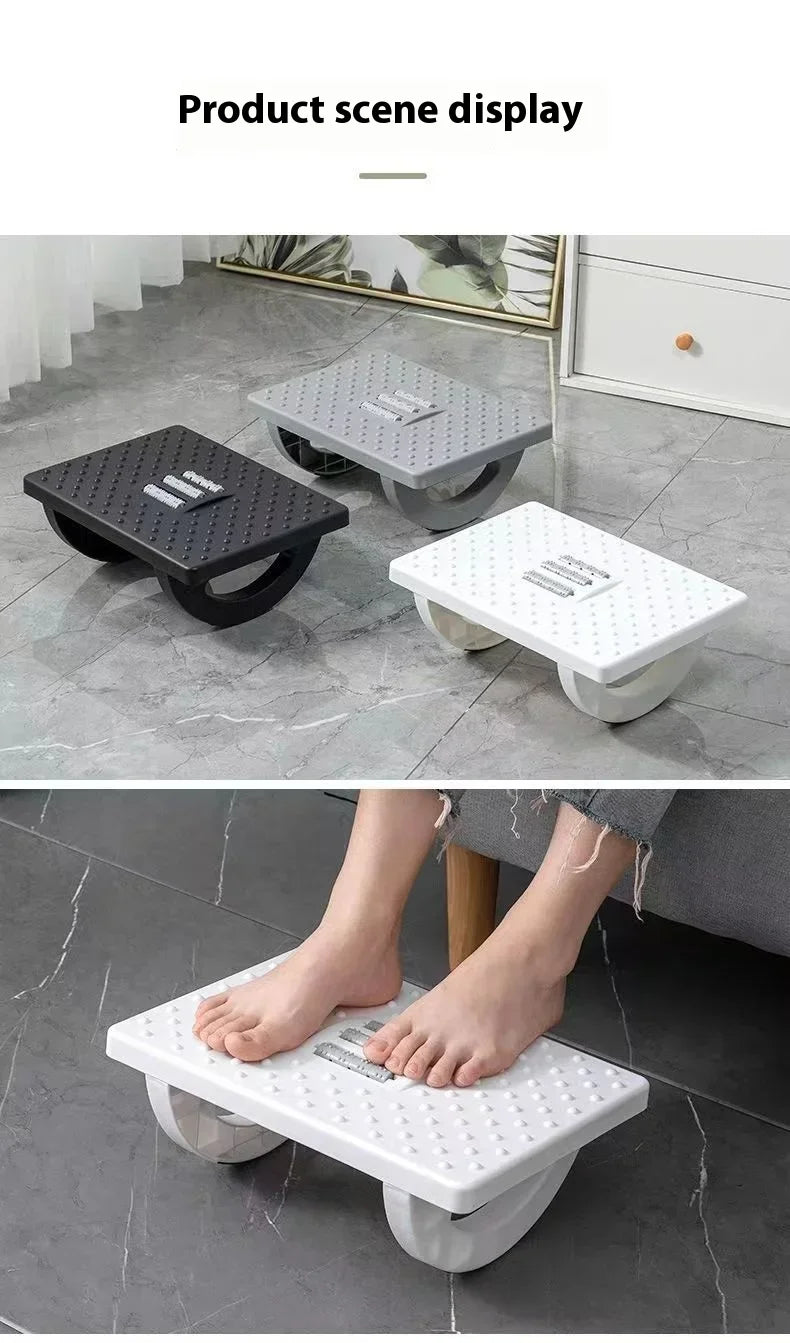 New Portability Foot Rest Under Desk Footrest Ergonomic Foot Stool With Massage Rollers Foot Rest For Home Office Work - Buy online at  Vibe In Cart.