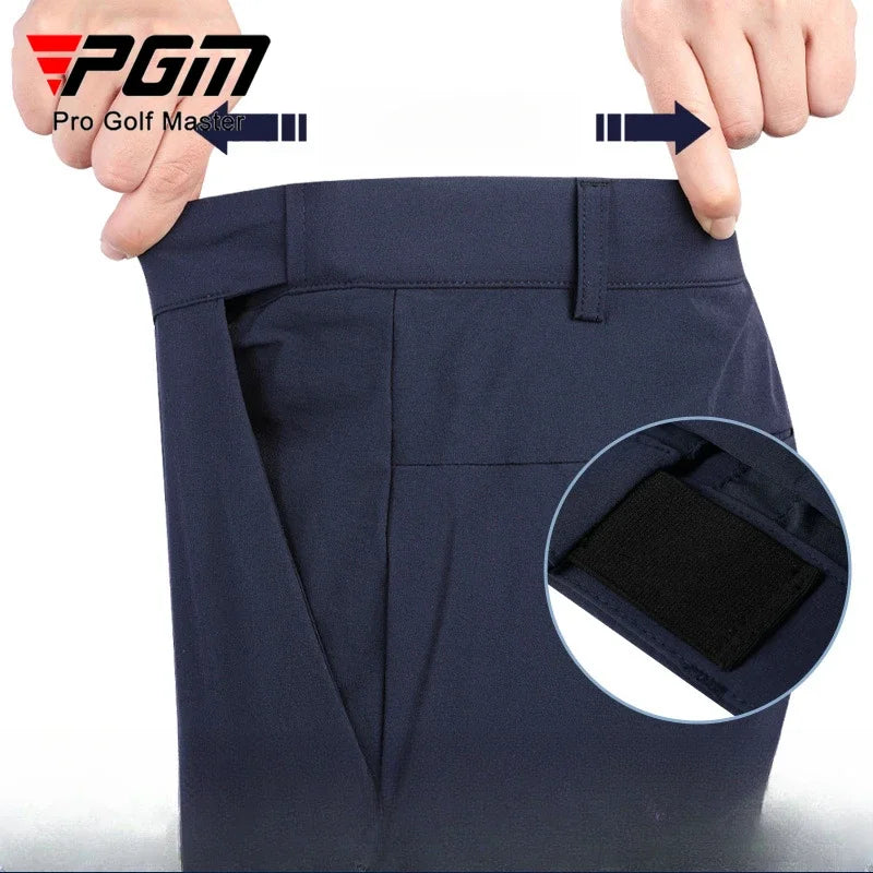 Men's Full Length Spring Summer Golf Pants in Nylon and Elastane