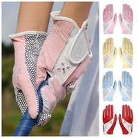 Breathable Women's Golf Gloves Comfortable Wear Resistant Outdoor Sports Gloves Soft Durable PU Leather Golf Mittens - Buy online at  Vibe In Cart.