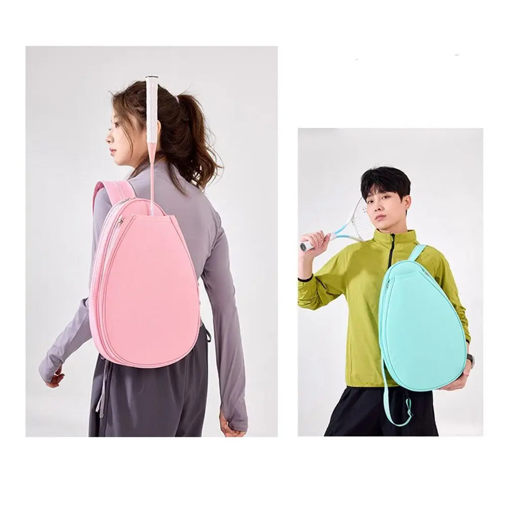 Large Capacity Tennis Backpack Waterproof Lightweight Pickleball Backpack Solid Color Zipper Closure Racquet Bag Tennis Match - Buy online at  Vibe In Cart.