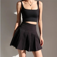 American School Y2k Style Summer Short Pleated Skirt For Women 2024 High Waist Sexy Hotsweet Mini Skirts Female - Buy online at  Vibe In Cart.