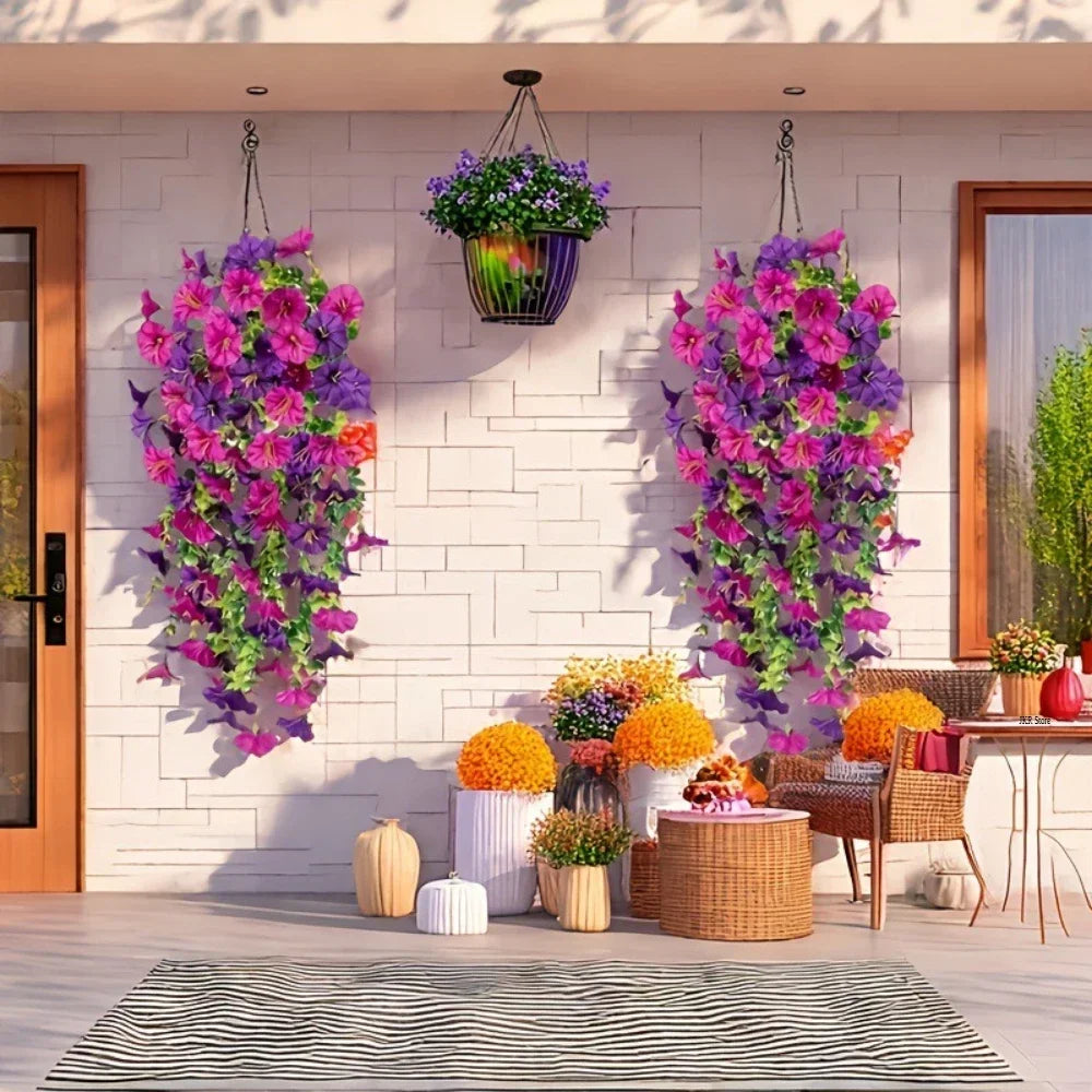 Artificial Flower New Artificial Hanging Flowers and Plants Easter Decoration 2025 UV-resistant and Realistic Room Decor Wedding - Buy online at  Vibe In Cart.