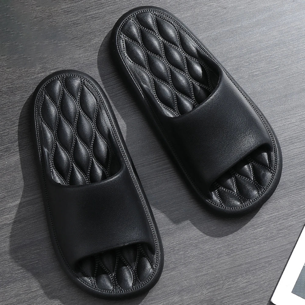 Summer Flip Flops Solid Color Thick Platform Slippers Non Slip Summer Cloud Slides EVA Indoor Home Sandals for Men Women - Buy online at  Vibe In Cart.