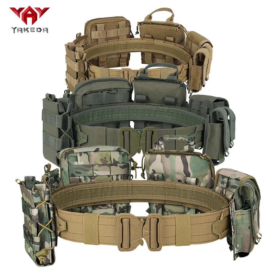 YAKEDA  Training belt outdoor patrol eight piece set, detachable and adjustable training belt - Buy online at  Vibe In Cart.