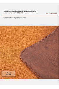 Waterproof Leather Desk Mat for Computer, Non-Slip and Easy to Clean