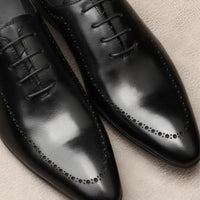 Italian Handmade Men's Oxford Shoes Real Calf Leather Black Brown Classic Brogue Business Wedding Dress Shoes For Men 2025 New - Buy online at  Vibe In Cart.