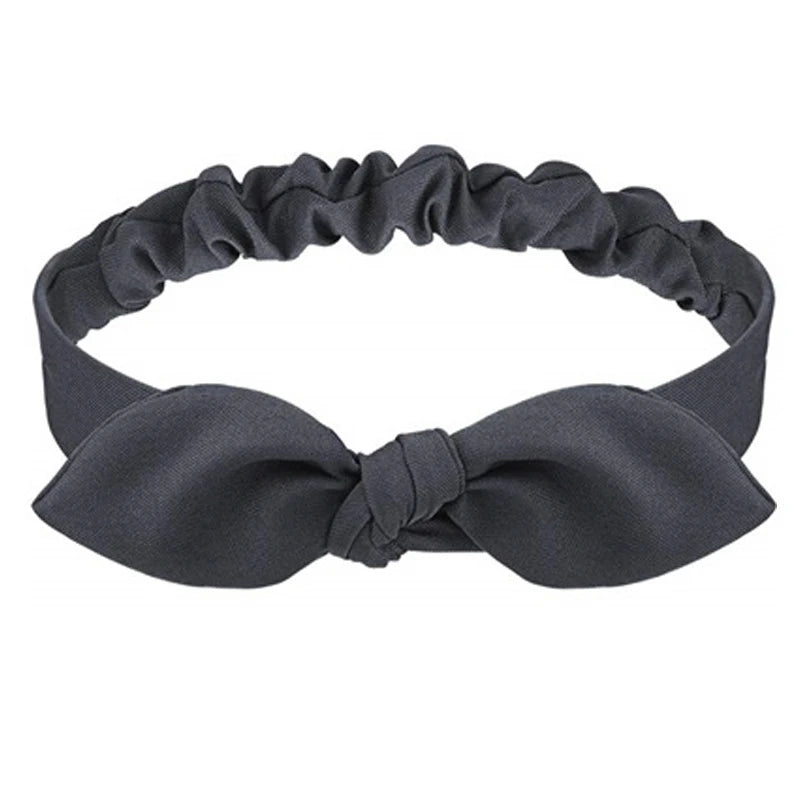 Women's Geometric Acrylic Elastic Headbands with Cross Knot