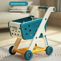 Shopping cart toy baby small trolley children play house fruit cut music kitchen supermarket men and girls Early Education toys - Buy online at  Vibe In Cart.