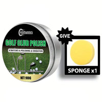 Golf Club Cleaning Kit with Polishing Paste - Includes Sponge, Restores Shine & Protects Against Tarnish, Ideal for All Golfers - Buy online at  Vibe In Cart.