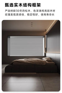 Frame High End Bed Aesthetics Tatami Minimalist Wedding Confortable Bed Master Bedroom Fashionable Design Muebles Furniture - Buy online at  Vibe In Cart.