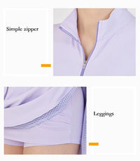 New Summer Women Tennis Polo Dress Zipper Collar Slim Golf Tennis Dress Lady Sleeveless Lace Ruffle Golf Skirts with Inner Short - Buy online at  Vibe In Cart.