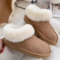 2025 Winter Warm Boots - Women's Snow Boots, Men's Short Boots, Sheepskin and Wool Cut, Low Warm Leather Shoes - Buy online at  Vibe In Cart.