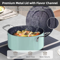 13-Piece Forged Lightweight Cookware Set, PFAS-Free Ceramic Coating, Ultra Non-Stick, Induction Ready for All Cooktops - Buy online at  Vibe In Cart.