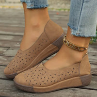 Spring Autumn Women Flats Platform Loafers Ladies Genuine Leather Comfort Wedge Moccasins Orthopedic Slip on Casual Shoes - Buy online at  Vibe In Cart.