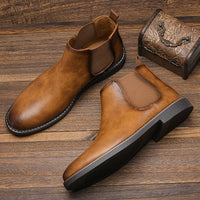 40~46 Men Chelsea Boots Brand Retro Comfortable Fashion Men Boots - Buy online at  Vibe In Cart.