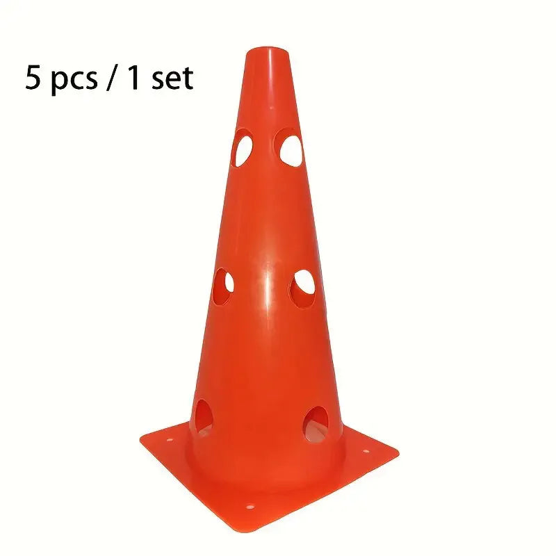 5pcs 32CM Perforated Sign Barrels Obstacles Road Cones Barricades Soccer Basketball Training Equipment - Buy online at  Vibe In Cart.