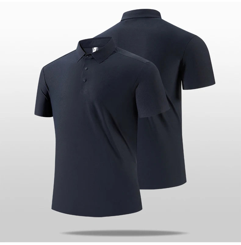 SBWL High quality gym new light fast dry elastic high quality outdoor sports golf running sports POLO shirt fashion casual shirt - Buy online at  Vibe In Cart.