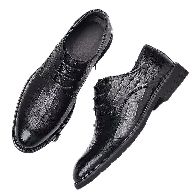 Hot Sale Men's Leather Shoe Breathable Leather Shoes for Men Version British Casual Men's Shoes Comfortable Men Leather Shoes - Buy online at  Vibe In Cart.