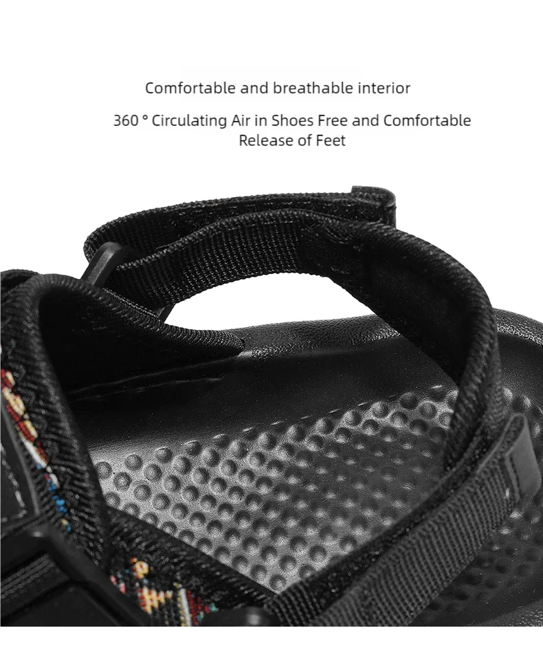 Men's outdoor casual sandals summer new soft-sole non-slip comfort sandals fashion youth Joker light breathable sports slippers - Buy online at  Vibe In Cart.