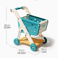 Shopping cart toy baby small trolley children play house fruit cut music kitchen supermarket men and girls Early Education toys - Buy online at  Vibe In Cart.