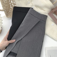 2025 Black Grey Irregular Skirt A-line Women High Waist Skirt Korean Fashion Zipper All Matched Shorts Skirts vintage for women - Buy online at  Vibe In Cart.