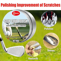 Professional Golf Club Wax, Quick-Acting Polishing Wax, Restores Mirror Shine, Metal Polish, White Golf Equipment Protection Wax - Buy online at  Vibe In Cart.