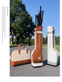 Golf Bag Half Section Lightweight Portable Waterproof Microfiber for 14 Clubs