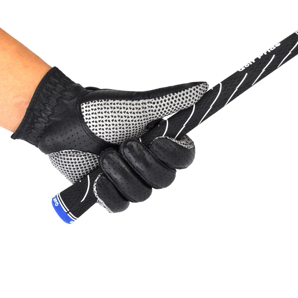 1Pair Men's Golf Gloves Lambskin Soft Fit Sport Grip Durable Gloves Anti-skid Breathable Sports Gloves Fit Left And Right Hand - Buy online at  Vibe In Cart.