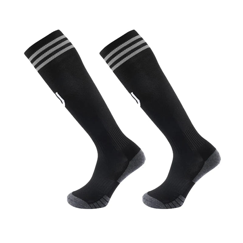Knee High Polyester Soccer Socks for Unisex Adults and Kids