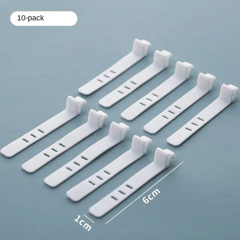 Transparent Plastic Storage Box for Data Cables with Divided Grids