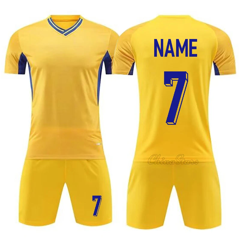 Custom Men Soccer Uniforms For Team Short Sleeve Kits Kids Boys Football Jerseys Sets Quick Dry Sports Shirts Suit Tracksuits - Buy online at  Vibe In Cart.
