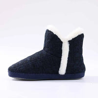 Litfun Winter Warm Plush Boots For Women Outdoor Soft Sole Non-slip Knit Furry Snow Boots Indoor Cozy Fur House Cotton Slippers - Buy online at  Vibe In Cart.