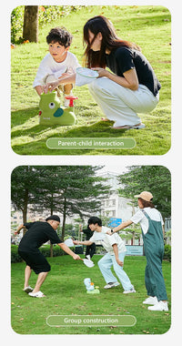 Air Discs Launcher Childern Toys Indoor Outdoor Games Soaring Machine Flying Disc Saucer Foot Launcher Kids Jump Spoorts Toy