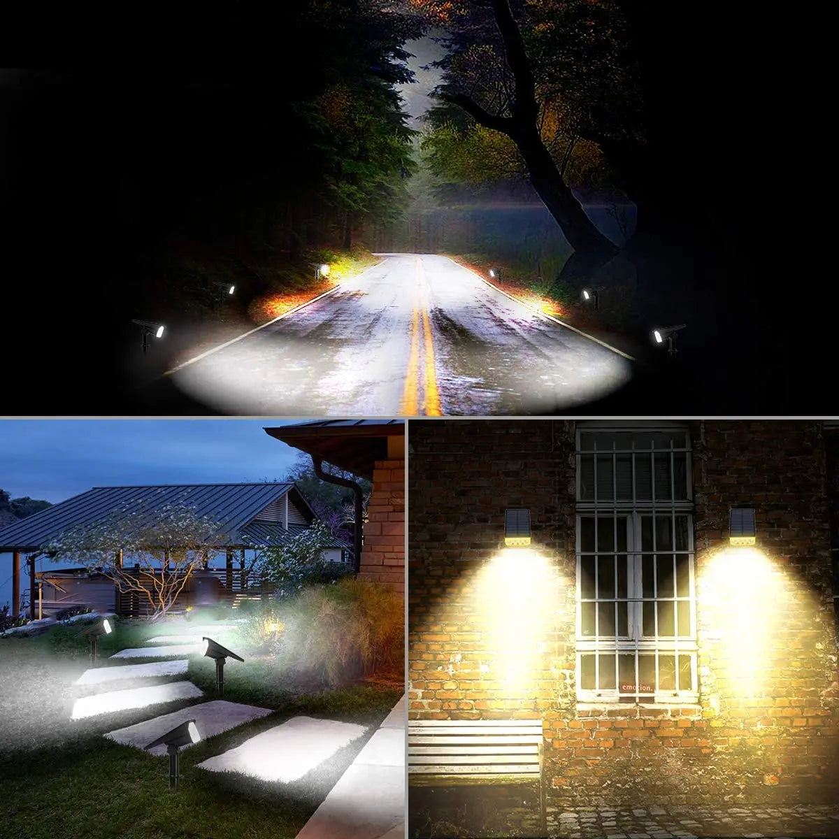 1/2/4PCS Solar Power Light Adjustable Light Temperature Solar Garden Light outdoor IP65 Solar Lamp Super Bright Solar Spotlight - Buy online at  Vibe In Cart.