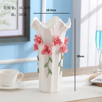 3D Ceramic Vase Home Decor Creative Design Porcelain Decorative Flower Vase For Wedding Decoration - Buy online at  Vibe In Cart.