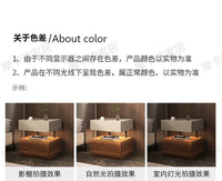 Modern Moroccan Bedside Table with Storage