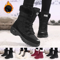 New Winter Women Boots High Quality Warm Snow Boots Lace-up Comfortable Ankle Boots Outdoor Waterproof Hiking Boots Size 36-43 - Buy online at  Vibe In Cart.