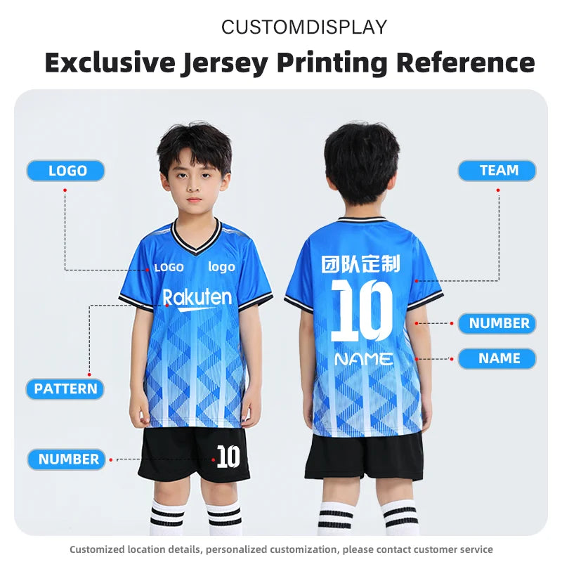 Football Jerseys Soccer Uniforms Adult and Kids Futsal Sportswear Kits Training Tracksuits Athlete Training Clothing customized - Buy online at  Vibe In Cart.
