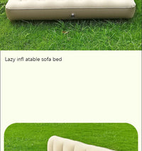 Seat Outdoor Inflatable Sofa Lazy Inflatable Sofa Bed Camping Inflatable Mattress Foldable Air Mattress Electric Inflation Pump - Buy online at  Vibe In Cart.