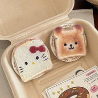 Foldable Magnetic Phone Holder with Cartoon Food Theme