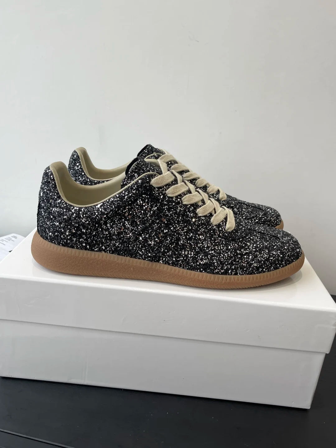 High quality leather flat casual sports shoes for men lace up white shoes luxurious German training board shoes for women flats - Buy online at  Vibe In Cart.